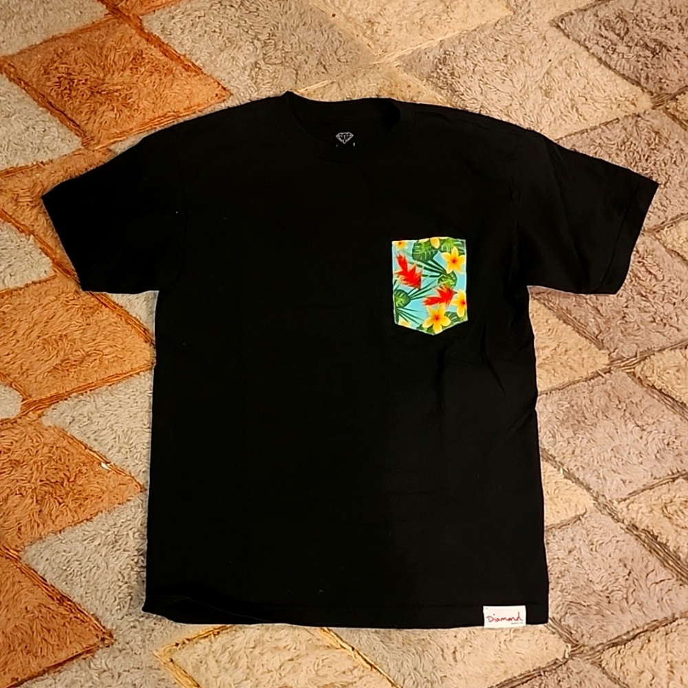 Diamond Supply Co Floral Pocket Shirt